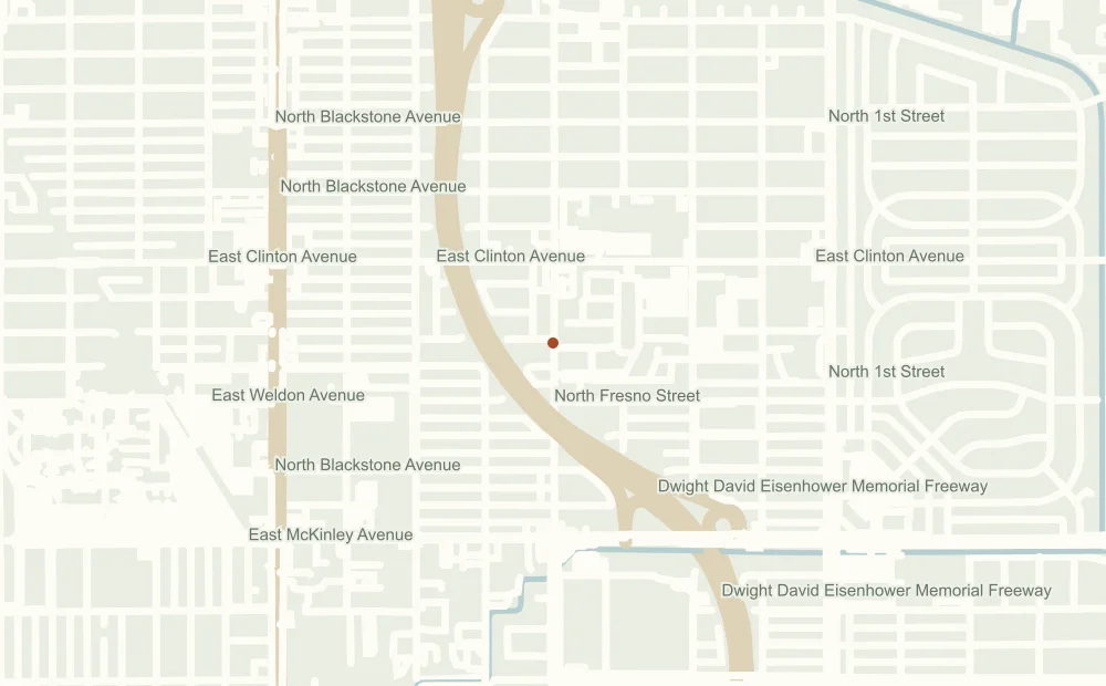 Street map showing the approximate address position of Belen Sanchez Insurance Agency
