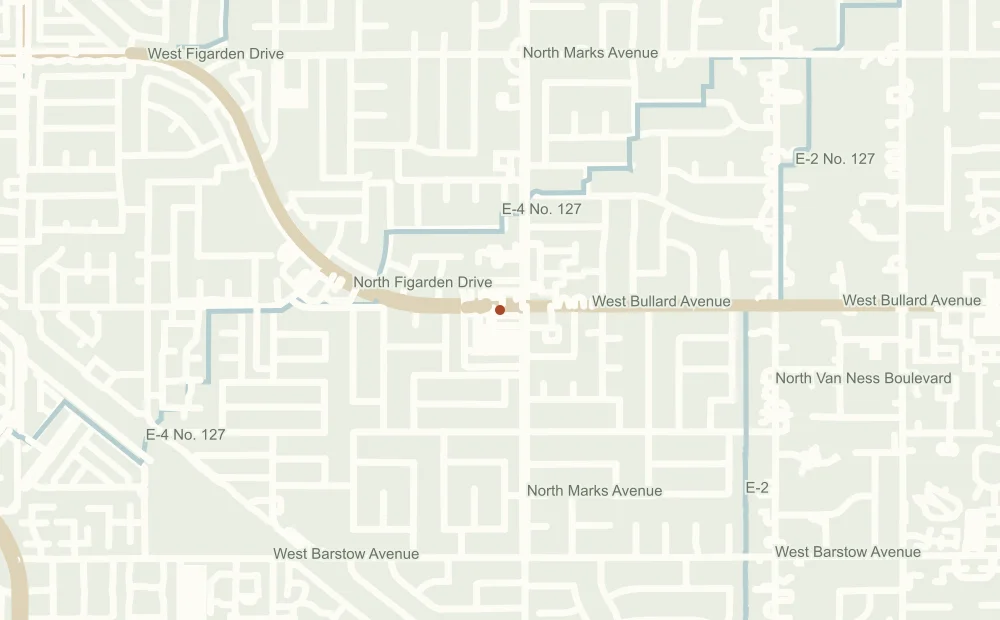 Street map showing the approximate address position of Postal Alliance Shipping