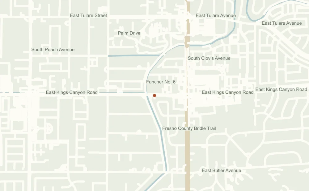 Street map showing the approximate address position of Sunnyside Business Center