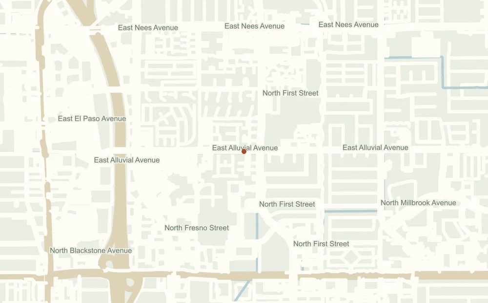 Street map showing the approximate address position of WellnessMart, MD
